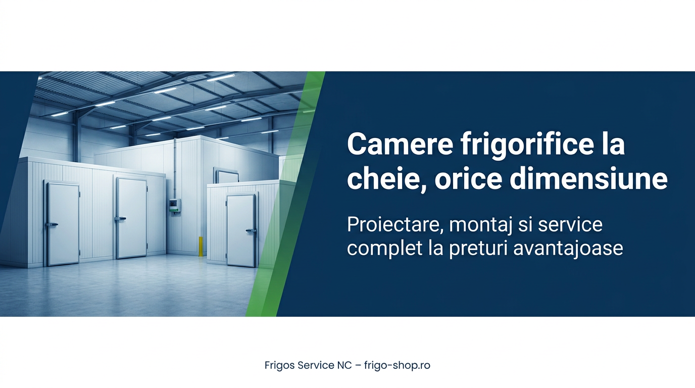 Camere Frigorifice la Cheie – Proiectare, Montaj și Service | Frigo-Shop